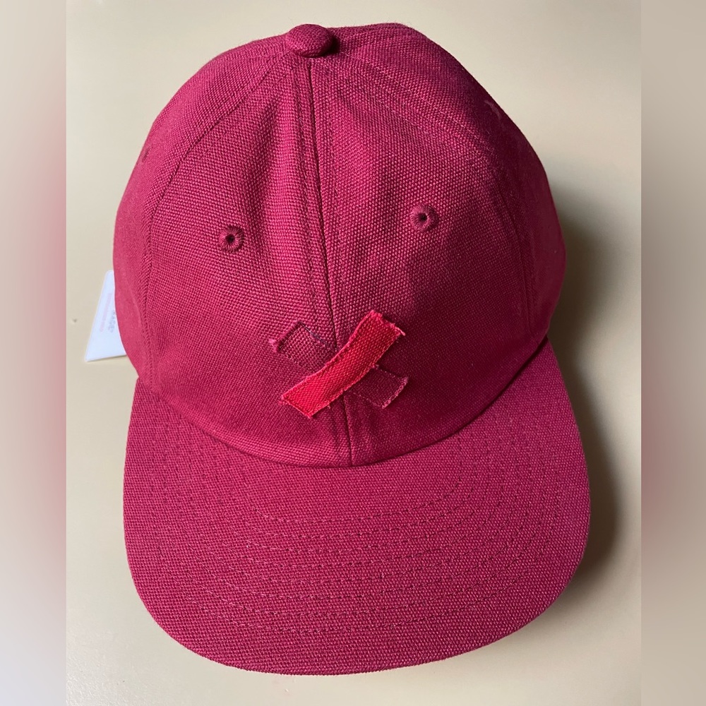 NWT Best Made Canvas Ball Cap “X” Logo Red NEW and OSFM